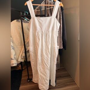 Madewell White Midi Dress